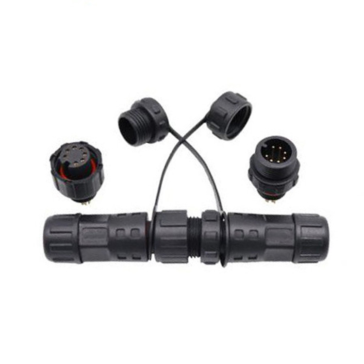 Nhà máy công nghiệp lớp chống nước 8 pin kết nối hình tròn M12 nữ đúc cáp Lvds màn hình kết nối