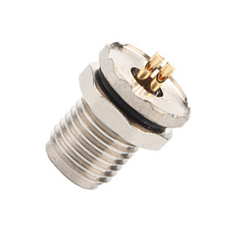 M5 Mã-A 4Pin Industrial Circular Waterproof Connector Panel Flange PCB Chiếc ổ cắm nam và nữ IP67