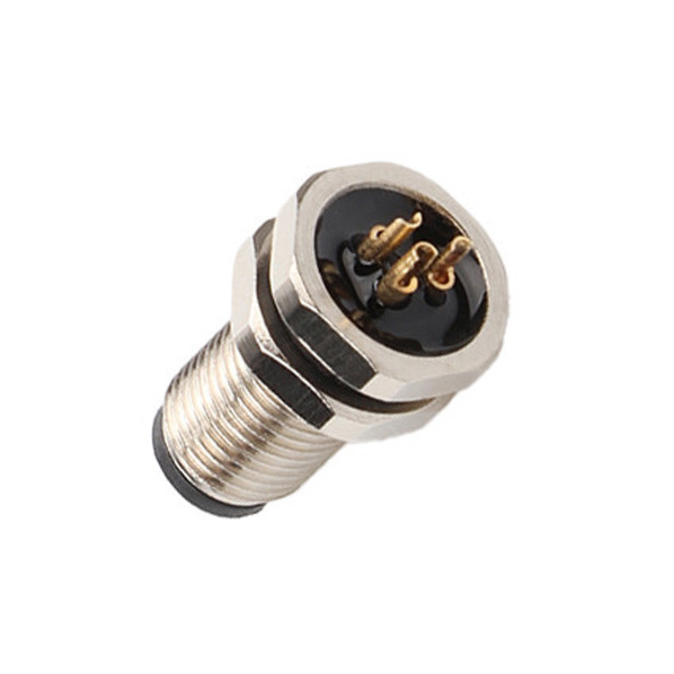 Bộ kết nối tròn M5 Mã A 2Pin 3Pin 4Pin Bộ kết nối công nghiệp M5Z03AA0OCJ009-M5 khóa trước