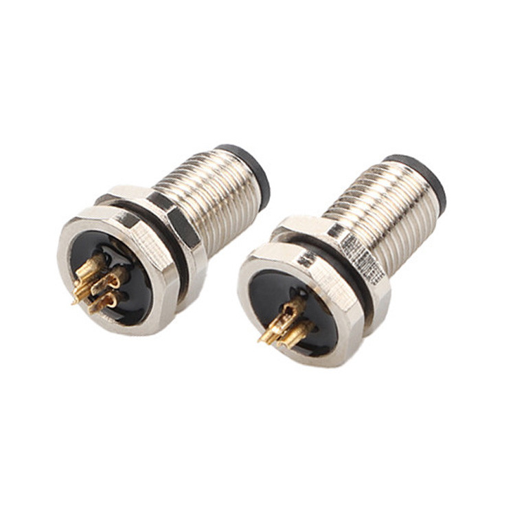 Bộ kết nối tròn M5 Mã A 2Pin 3Pin 4Pin Bộ kết nối công nghiệp M5Z03AA0OCJ009-M5 khóa trước
