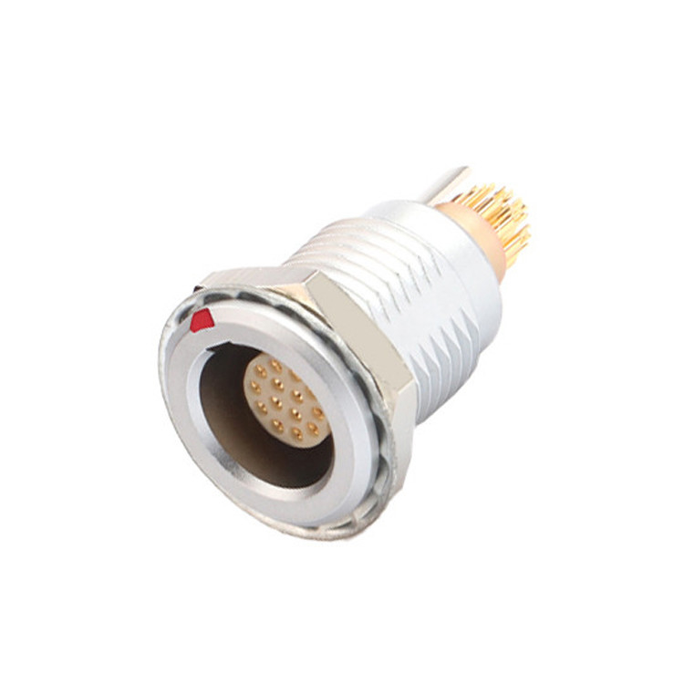 B Series Z5 14 pin với pin đất cố định bên trong đẩy kéo tự khóa kết nối