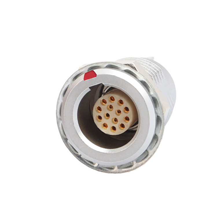 B Series Z5 14 pin với pin đất cố định bên trong đẩy kéo tự khóa kết nối