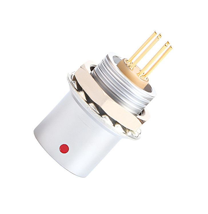 IP68 đẩy kéo tự khóa công nghiệp điều khiển B Series Z6 6 pin nữ đến 6 pin tín hiệu cảm biến kết nối tròn