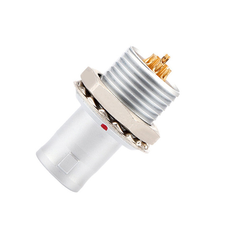 Giải pháp công nghiệp cho tự khóa đẩy-khai 8Pin T2 bảng kết nối hình tròn cắm cố định mà không có thiết bị khóa