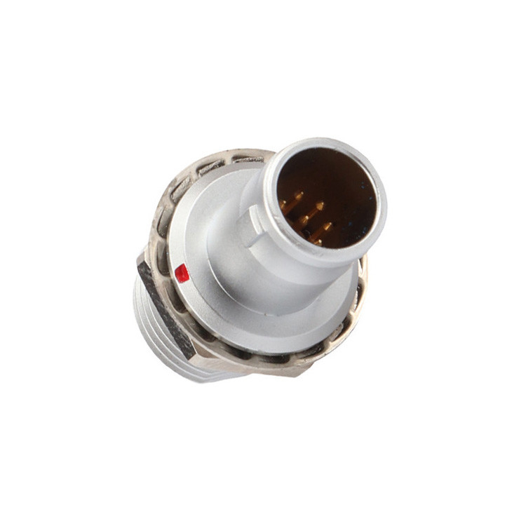 Giải pháp công nghiệp cho tự khóa đẩy-khai 8Pin T2 bảng kết nối hình tròn cắm cố định mà không có thiết bị khóa