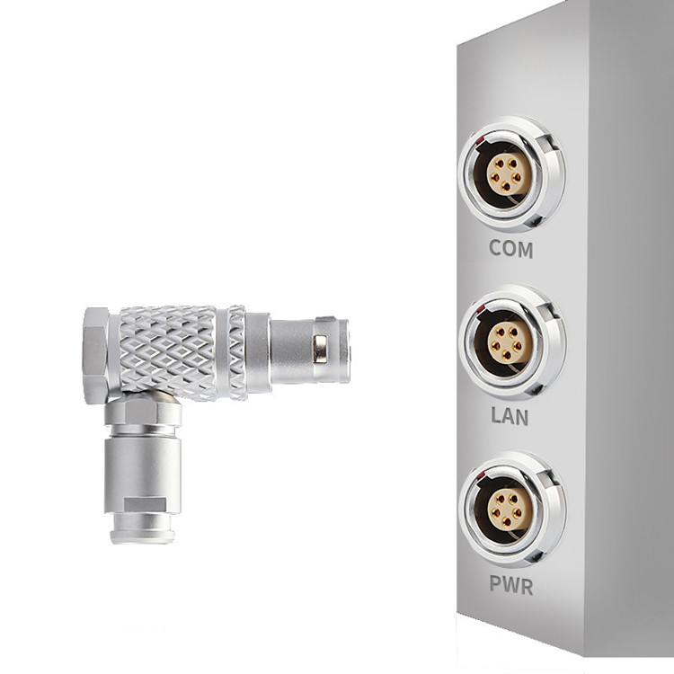 90° góc Plug T3 5 pin vòng kết nối B Series cho kiểm soát công nghiệp