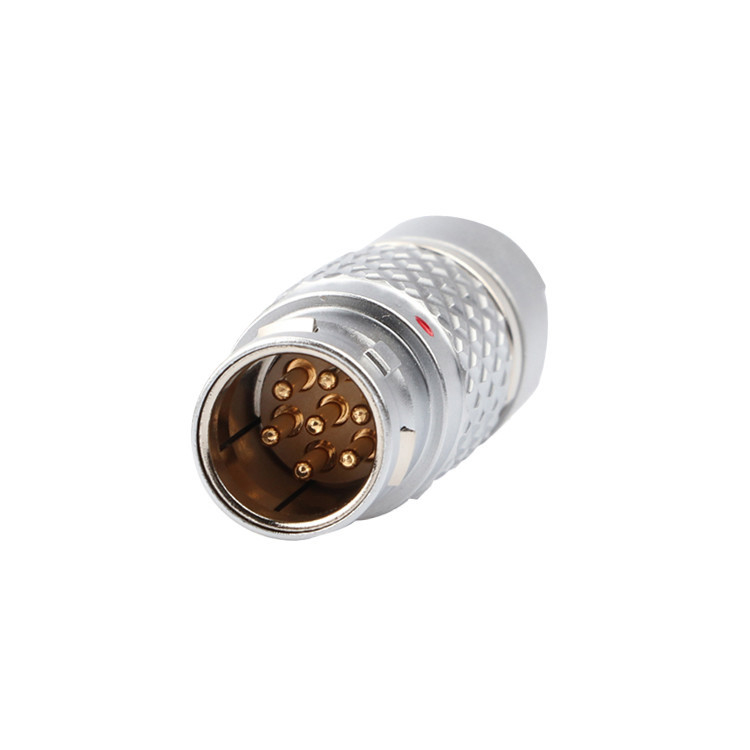 Đẩy kéo tự khóa kết nối hình tròn công nghiệp LEB loạt FGG.1B 7Pin đàn ông Plug hàng không