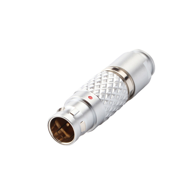 Đẩy kéo tự khóa kết nối hình tròn công nghiệp LEB loạt FGG.1B 7Pin đàn ông Plug hàng không