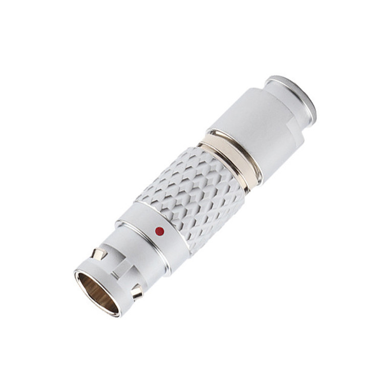 Đẩy kéo tự khóa kết nối hình tròn công nghiệp LEB loạt FGG.1B 7Pin đàn ông Plug hàng không