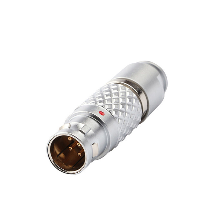 Đẩy kéo tự khóa kết nối hình tròn công nghiệp LEB loạt FGG.1B 7Pin đàn ông Plug hàng không
