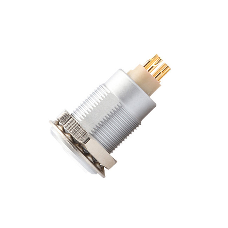 Đẩy kéo tự khóa Z1 Series 6 pin kết nối tròn nữ chống nước công nghiệp