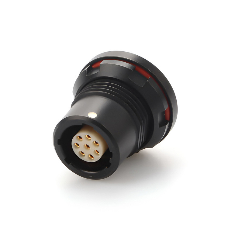 Truyền dữ liệu tốc độ cao - Bộ kết nối tròn chống nước công nghiệp X Series 8P Bộ kết nối quân sự nữ