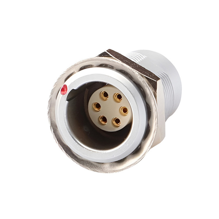 Multi-Core Type B Series Push Pull Circular Connector, 2 ~ 32 lõi lõi kim hàn (dòng hoặc góc)