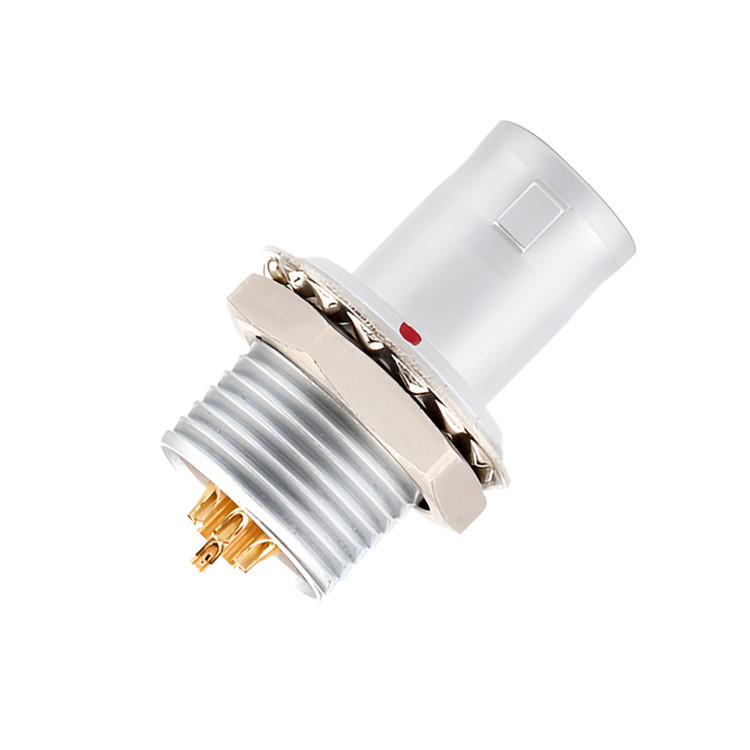 Multi-Core Type B Series Push Pull Circular Connector, 2 ~ 32 lõi lõi kim hàn (dòng hoặc góc)