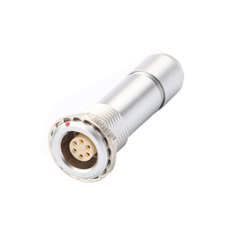 Universal Double Nut Cable Clamp Industrial Waterproof Circular Connector B Series Z10 6P nữ