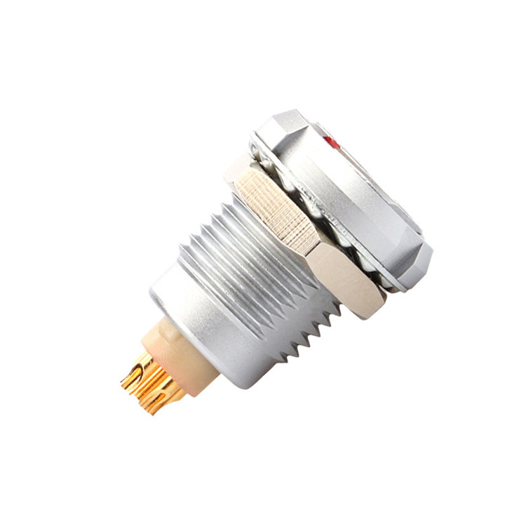 Công nghiệp chống nước B Series Z2 5 Pin Double Nut hàn bảng mạch in Pin lõi thẳng và góc