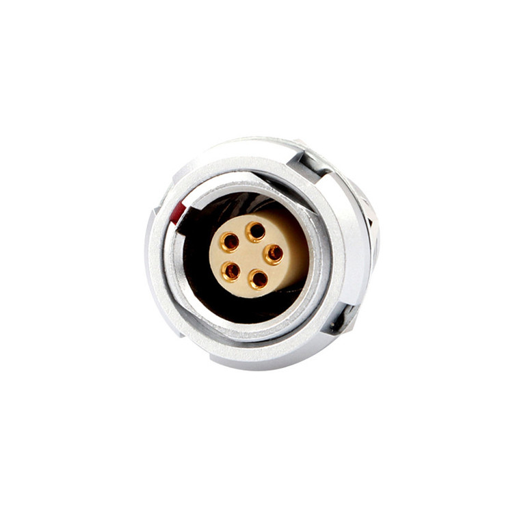 Công nghiệp chống nước B Series Z2 5 Pin Double Nut hàn bảng mạch in Pin lõi thẳng và góc