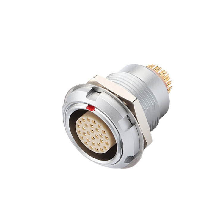 Công nghiệp chống nước B Series Z2 5 Pin Double Nut hàn bảng mạch in Pin lõi thẳng và góc