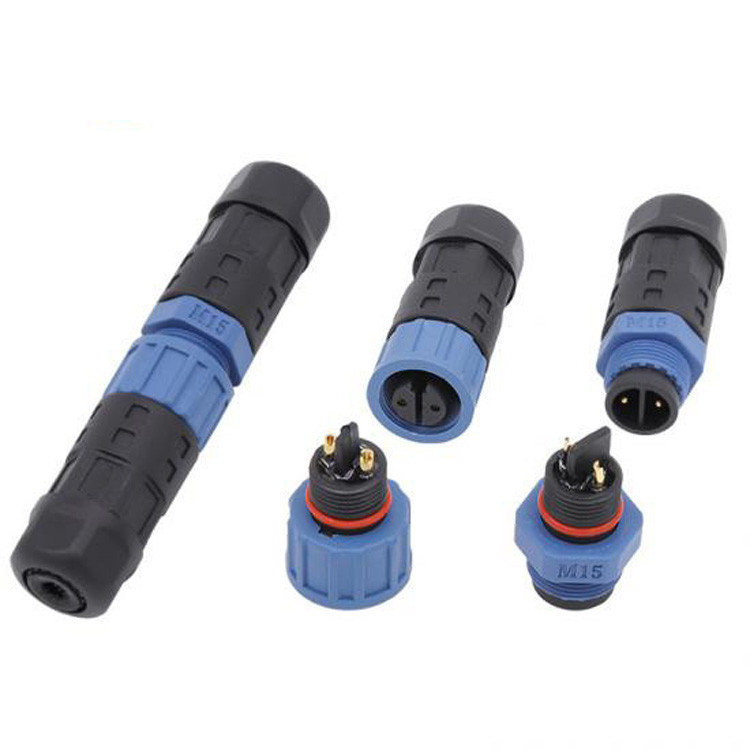 IP67 chống nước M15 Công nghiệp kết nối vòng tròn