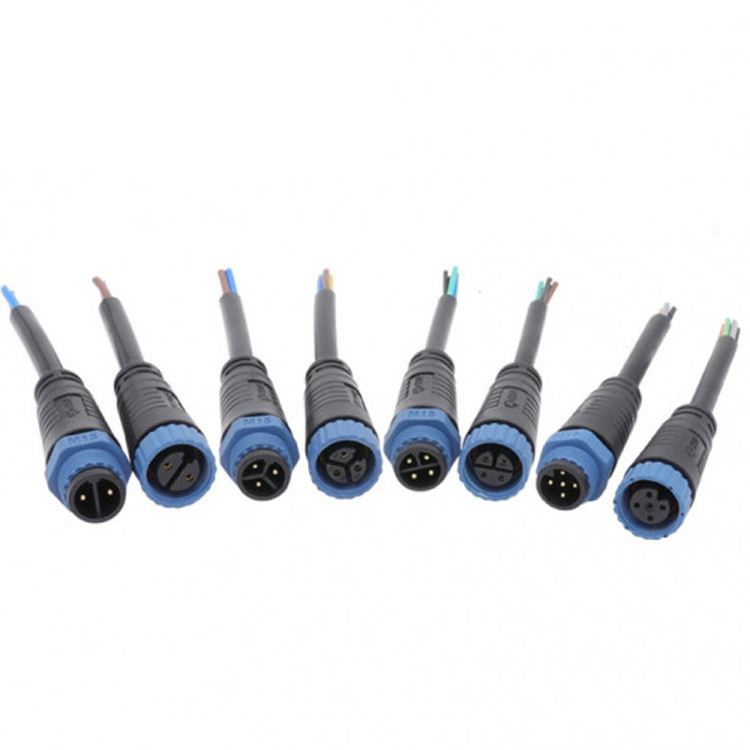 IP67 chống nước M15 Công nghiệp kết nối vòng tròn