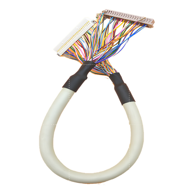 Led Lcd Converter Rainbow LVDS Cáp hội  30 Pin cắm vào 40 Pin DF13-40DP