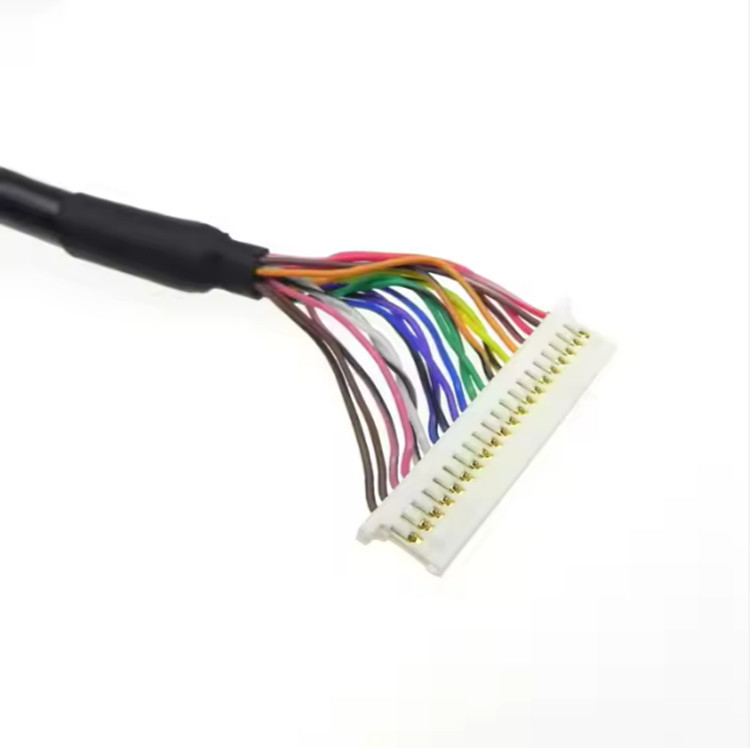 20 Pin  DF19G-20S-1C BLD2-20 Cáp hiển thị Lvds 1.0mm đến 2 hàng 2 * 10 Pin Jst Sh1.0