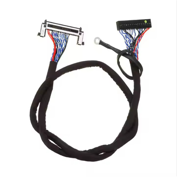 Cáp hiển thị Lvds UL1571 28AWG 30 Pin 1.0mm Để kết nối chân Dupont 2 * 15 2.0mm