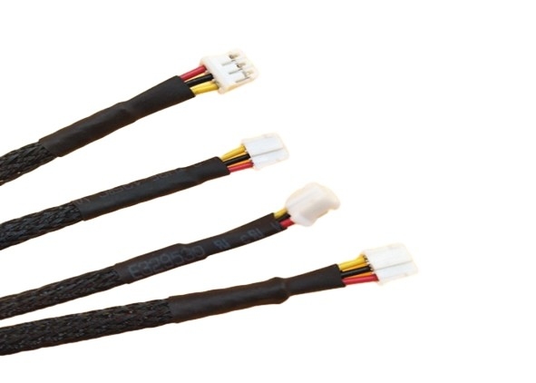 2 * 2p Molex 43025 Đầu nối màu đen Micro Fit 3.0mm Pitch To 3pin Jst - Ph2.0 26awg Dây nịt