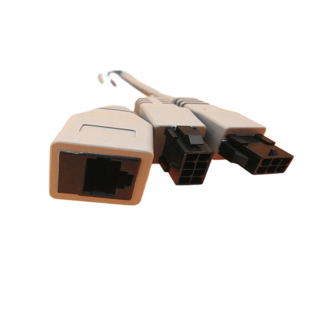 Molex43025-2400 Lắp ráp cáp tùy chỉnh 3.0mm để ổ cắm RJ45 Nữ Molex 4.2mm 6 pin