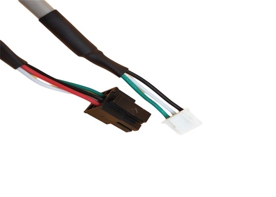 Dây nịt Pvc Micro Fit 3.0mm 2 * 2p Molex 43025 Đầu nối màu đen đến 4 pin Jst - Xh 2464
