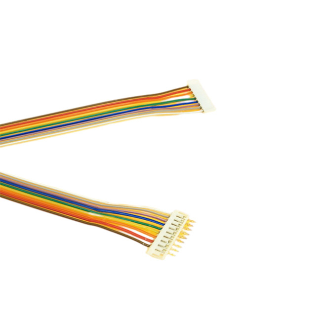 Điện tử phẳng cầu vồng Ribbon Cable, 2.0mm Pitch Connector Flat Connector Cable