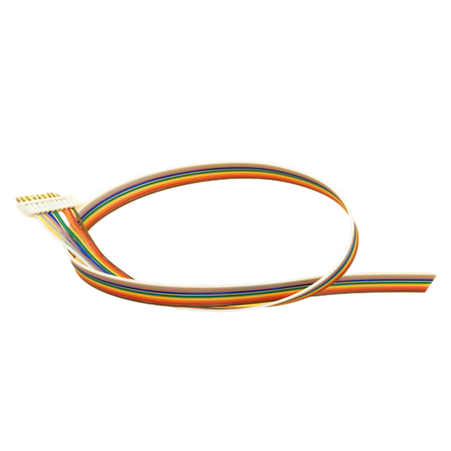 Điện tử phẳng cầu vồng Ribbon Cable, 2.0mm Pitch Connector Flat Connector Cable