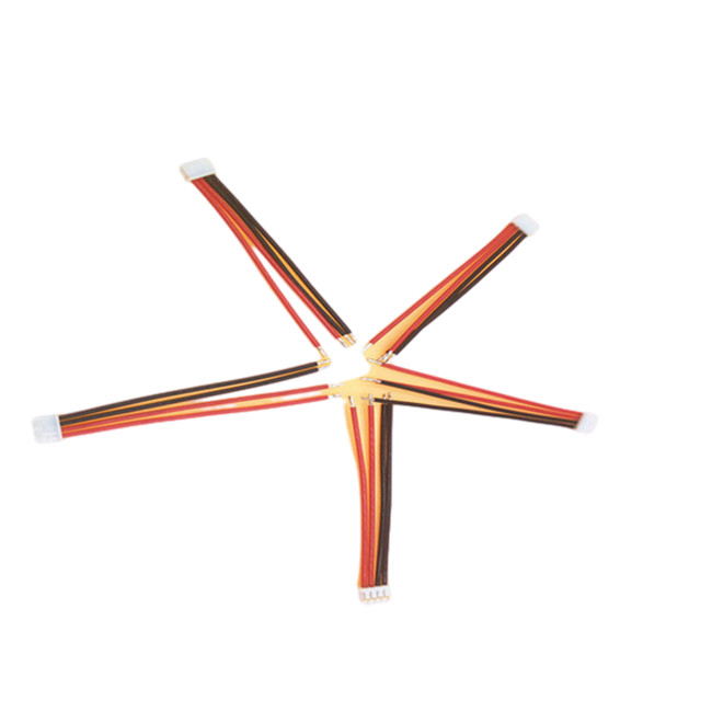 MOLEX 51021 4pin 1.25mm sân nữ với 24 AGW dây nịt cho Batter