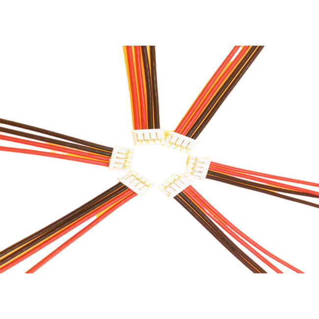 MOLEX 51021 4pin 1.25mm sân nữ với 24 AGW dây nịt cho Batter