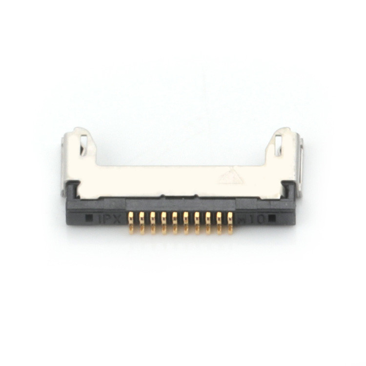 Bộ cáp đồng trục vi mô 20345-010T32R với độ cao 0,4 mm và kết nối đồng trục ngang kiểu 10 chân LVDS kết nối đồng trục vi mô