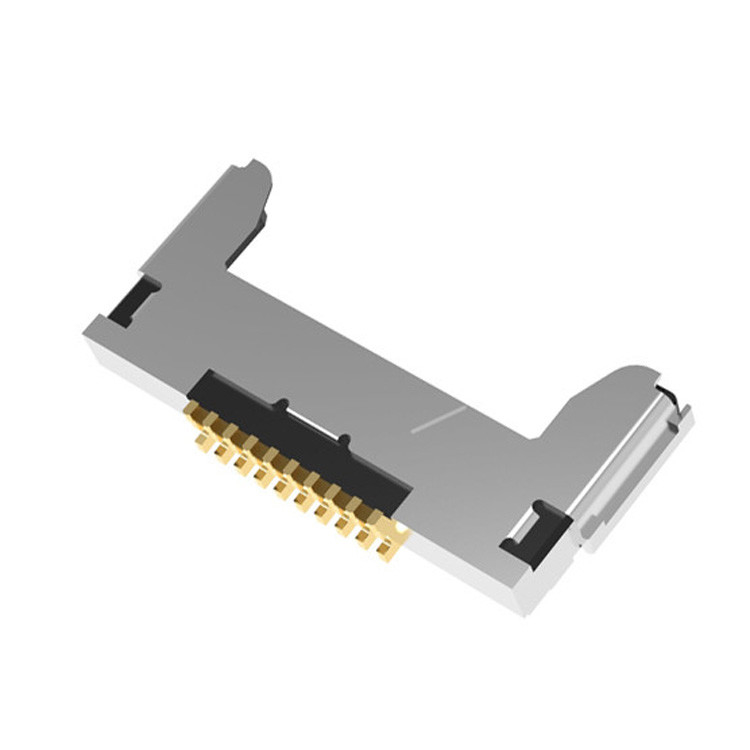 Bộ cáp đồng trục vi mô 20345-010T32R với độ cao 0,4 mm và kết nối đồng trục ngang kiểu 10 chân LVDS kết nối đồng trục vi mô