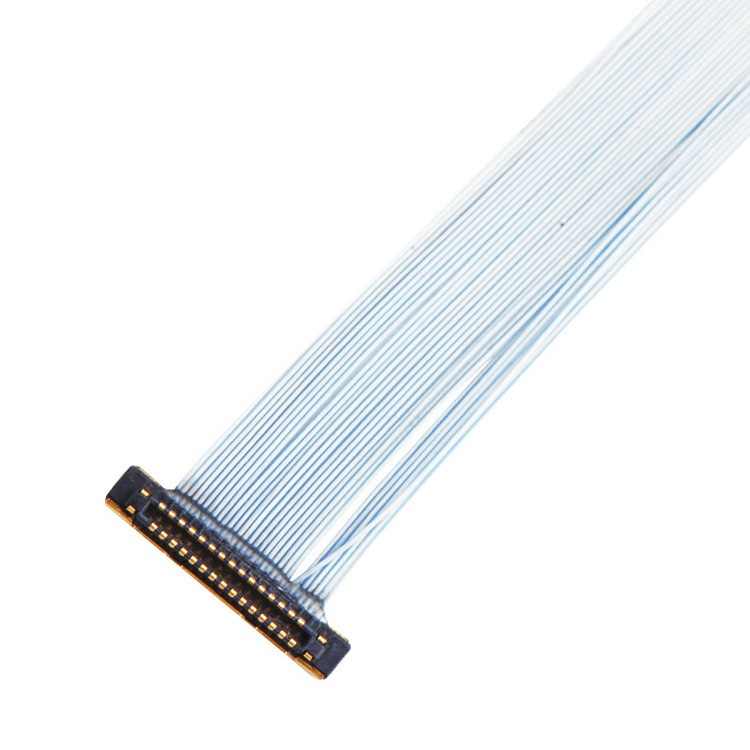 Đối với máy ảnh giám sát, một bộ sưu tập cáp đồng trục vi mô với pitch 0,25mm KEL XSLS20-30