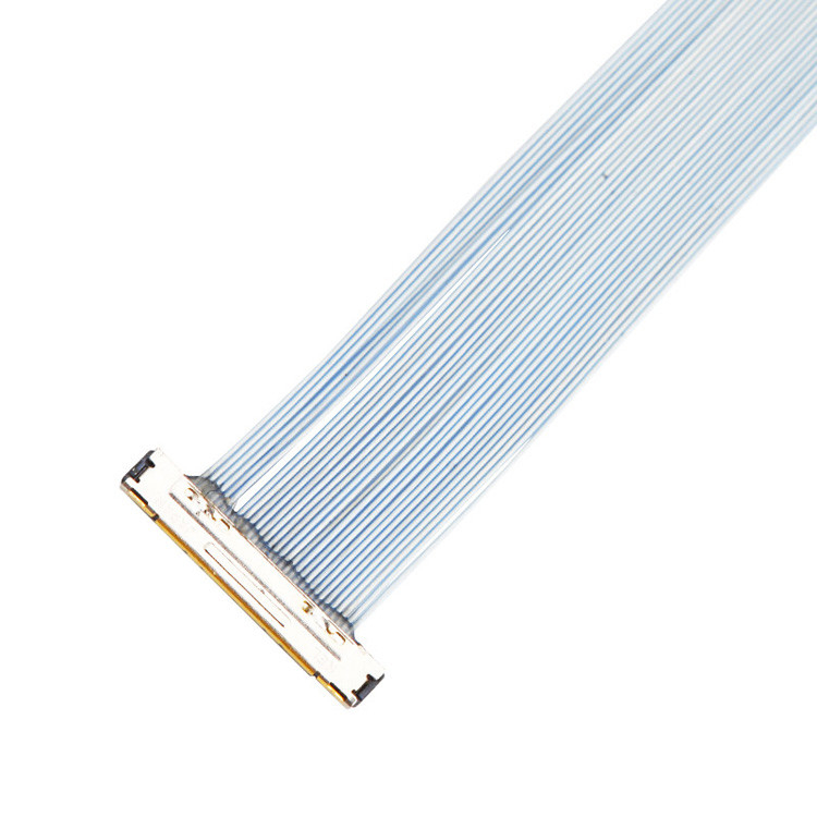 Đối với máy ảnh giám sát, một bộ sưu tập cáp đồng trục vi mô với pitch 0,25mm KEL XSLS20-30