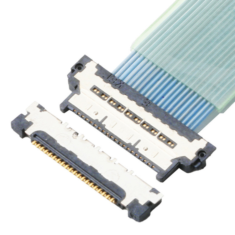 Factory Board Side Micro Coaxial Cable Connector là đúng góc