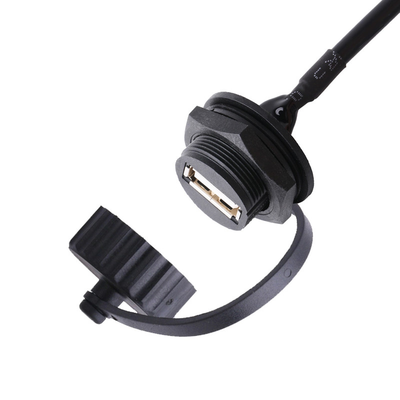 Đầu nối USB 2.0 A Female có Shield và Cap to USB 2.0 A cáp usb được sản xuất để đo lường