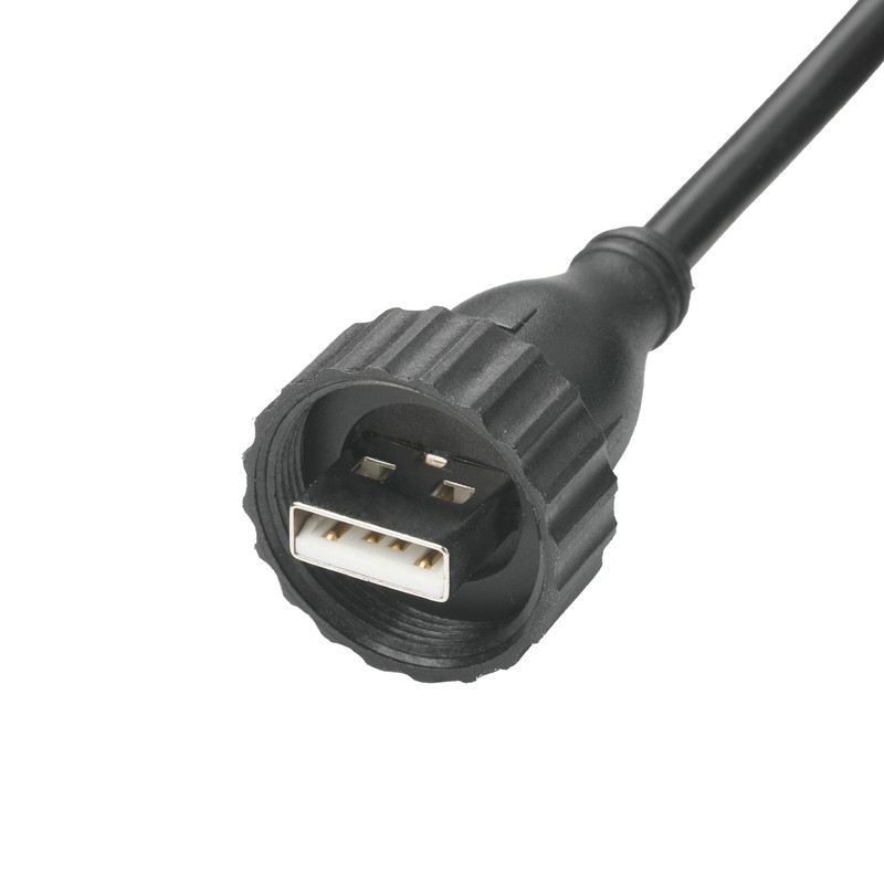 USB2.0 A Type Male Type M Waterproof Interface TO USB2.0 Cable Cáp kết nối dữ liệu cố định công nghiệp cho xe