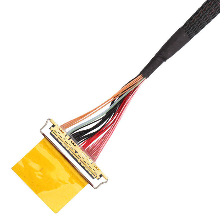 Nhà máy 36AWG Lvds Cable Assembly I Pex 20453-240t-01 đến 20453-240t-01 40P 0.4mm Pitch