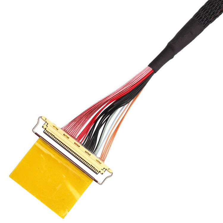 Nhà máy 36AWG Lvds Cable Assembly I Pex 20453-240t-01 đến 20453-240t-01 40P 0.4mm Pitch