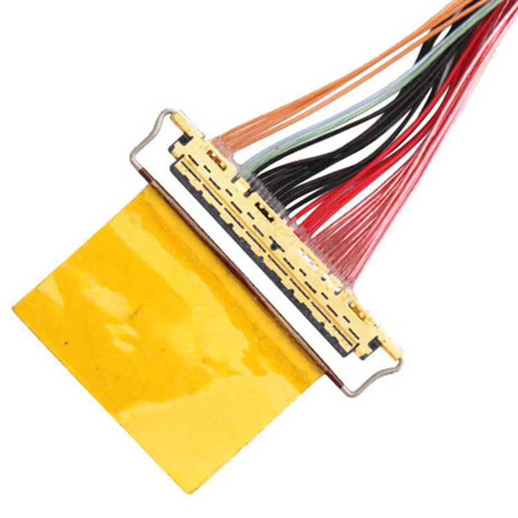 Nhà máy 36AWG Lvds Cable Assembly I Pex 20453-240t-01 đến 20453-240t-01 40P 0.4mm Pitch