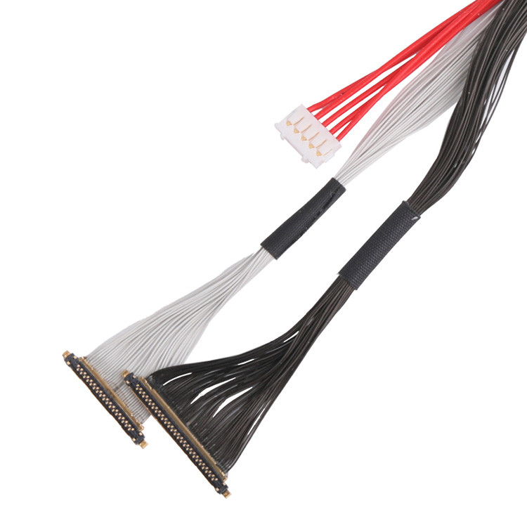 I-PEX 20531-034T-01 với độ cao 0,25mm Cáp tùy chỉnh đến 20633-210T-02S với cùng độ cao 0,25mm
