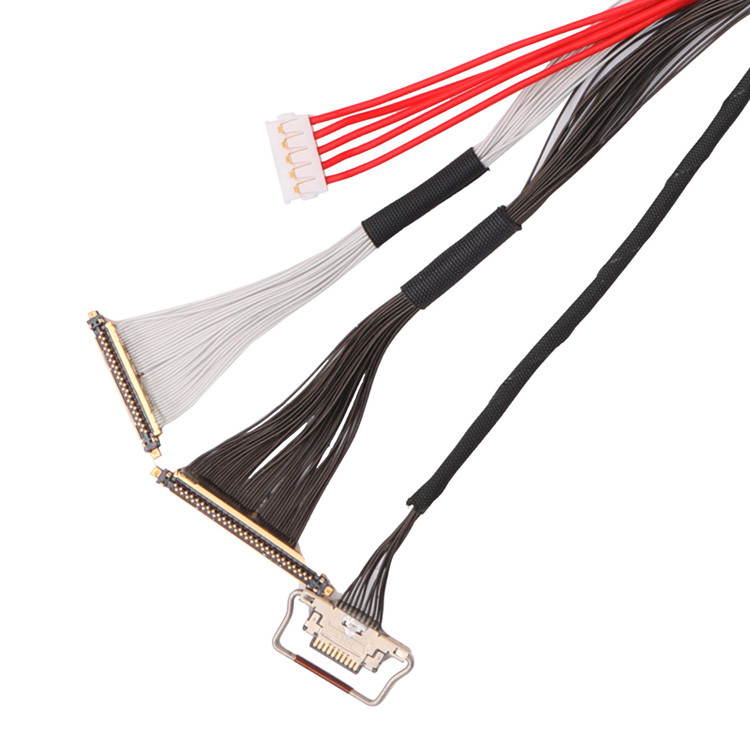 I-PEX 20531-034T-01 với độ cao 0,25mm Cáp tùy chỉnh đến 20633-210T-02S với cùng độ cao 0,25mm