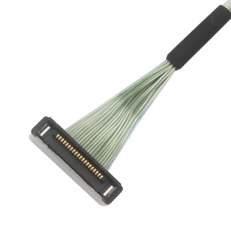 0.4mm Pitch IPEX 20380-R20T-06 Micro Coaxial Cable lvds cáp kết nối 20P 0.4mm pitch