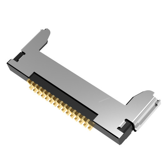 Bộ lắp ráp cáp đồng trục vi mô 20345-015T-32R với 15 chân, có độ cao 0,4mm và loại kết hợp ngang vi mô
