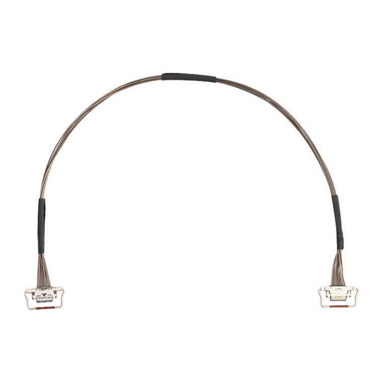 Nhà máy 10 Pin Micro Coaxial Cable 0.4mm Pitch 20633-310T-01S Lvds Cho Máy ảnh nhiệt