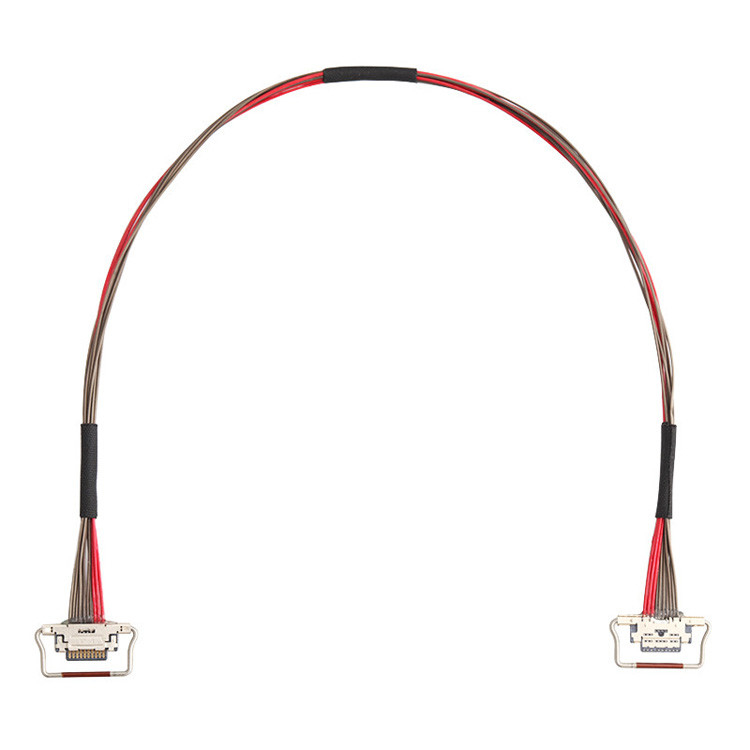 Một cáp đồng trục vi mô 10 chân LVDS với chiều dài 150mm, đầu nối I-PEX với độ cao 0,4mm, được xác định là 20633-310T-01S
